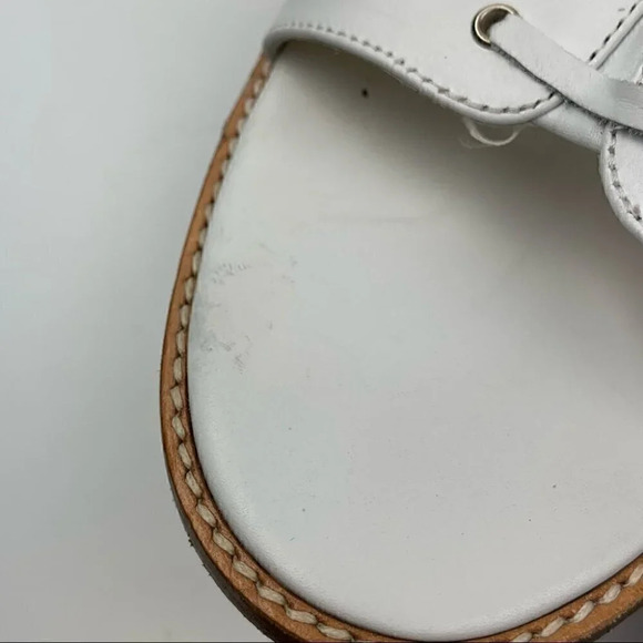 Claudia Ciuti womens heels size 9 white Italian leather grunge punk - Picture 11 of 13